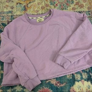 Madewell French Terry Cropped Sweatshirt